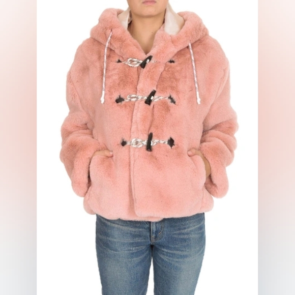 Golden Goose Tsubaki Faux Fur In Pink Size XS - Picture 12 of 12